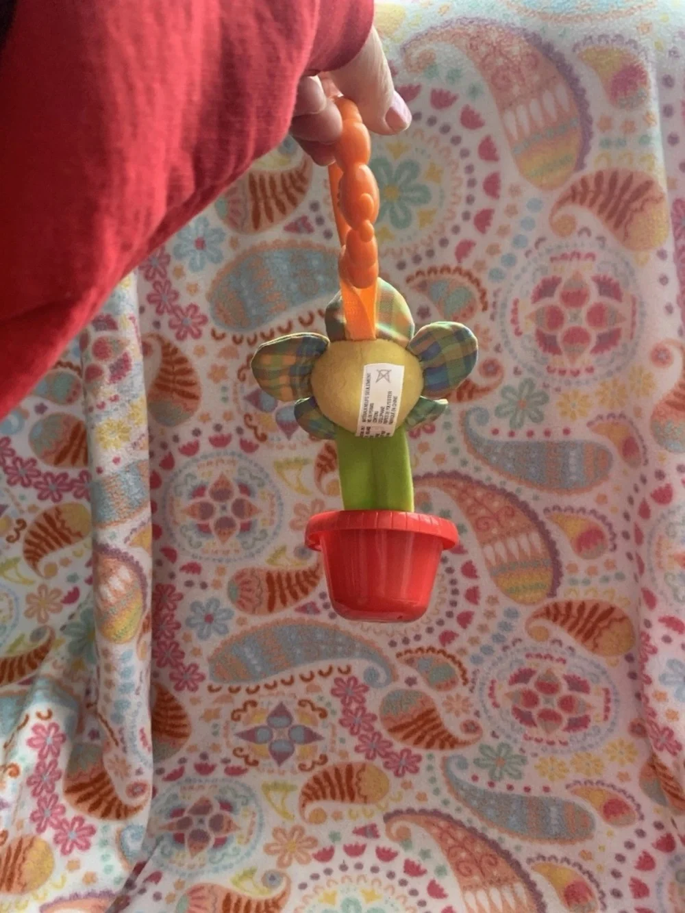 Vtg Fisher Price Mattel Linky Doo Stacking Cups C1494 Daisy Caterpillar